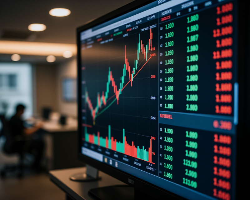 Financial Market Data Display