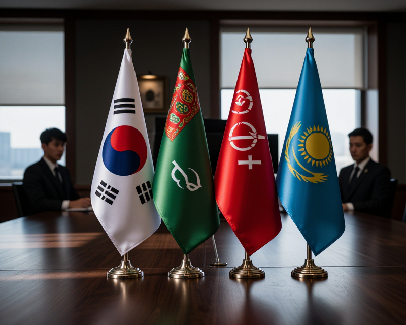 Diplomatic Summit Atmosphere