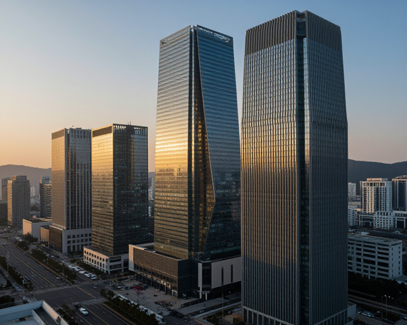 Seoul Financial District Sunrise