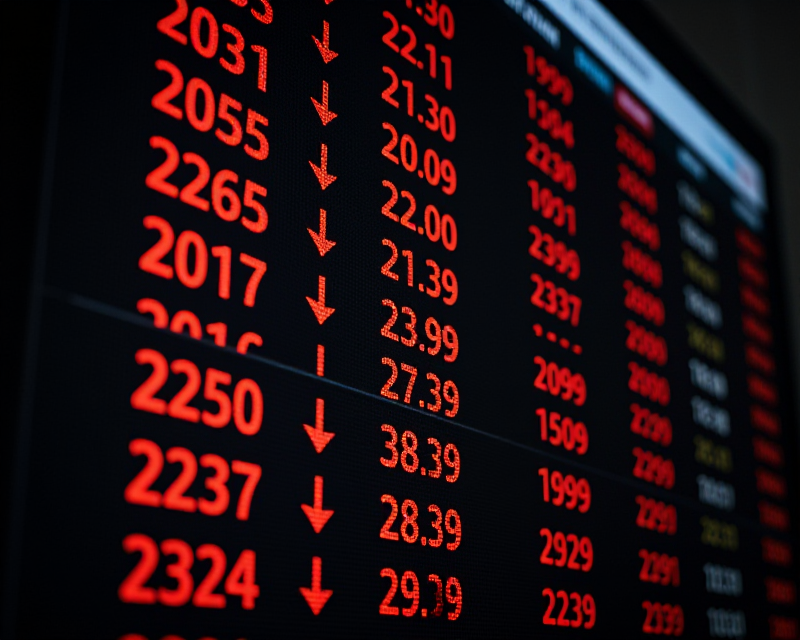 Stock Market Decline Visual