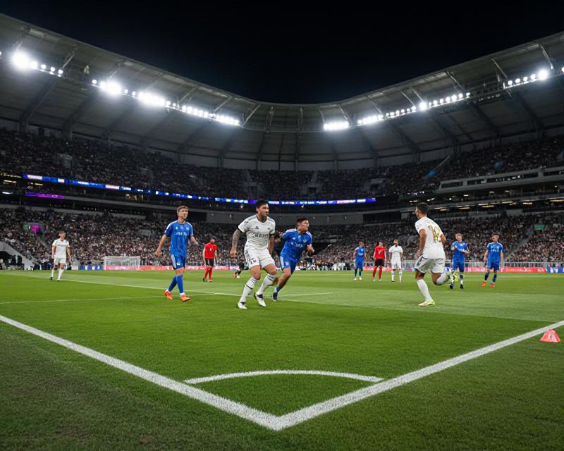 Professional Soccer Match Atmosphere