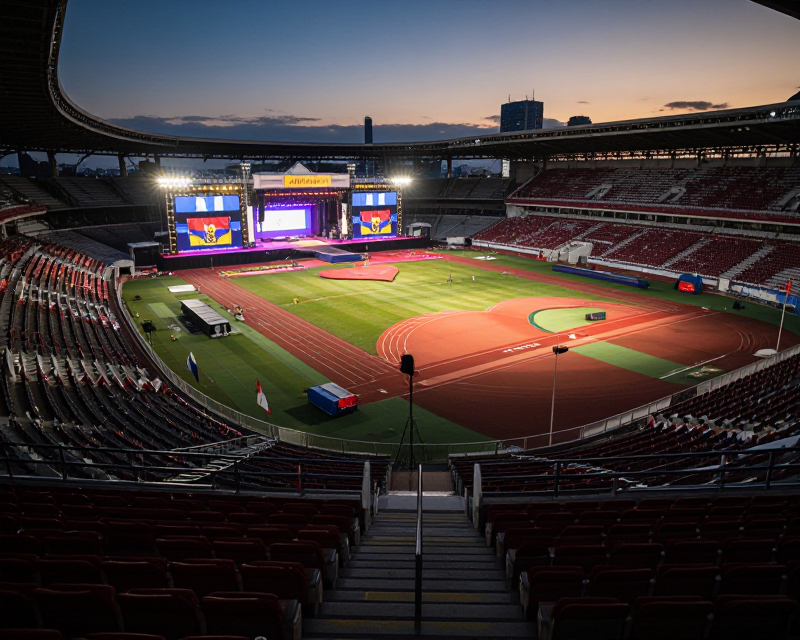 Asian Games Opening Ceremony Atmosphere